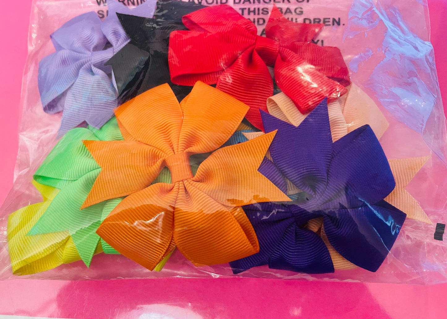 10 Pack Pinwheel Hair Bows Alligator Clips For Girls Babies Toddlers Accessories