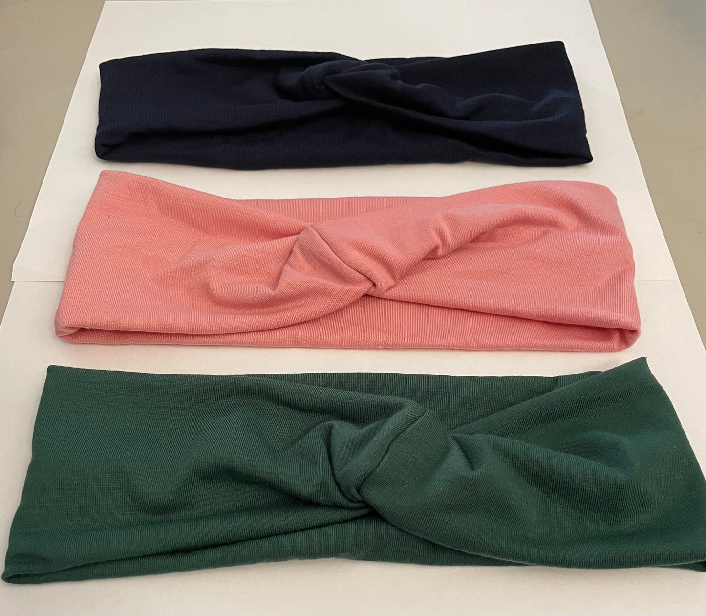 3Pack Multiple Colors Women Elastic Headbands