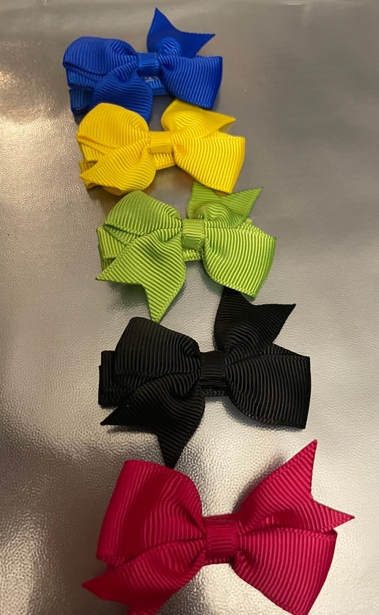 5 pack Multiple Colors Baby/Toddler Hair Clips