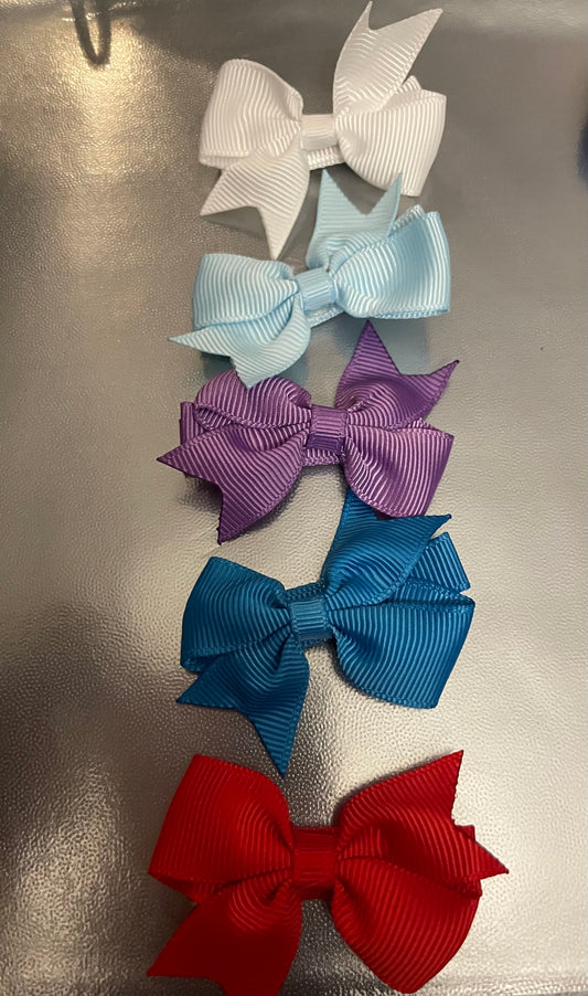 5 pack Multiple Colors Baby/Toddler Hair Clips