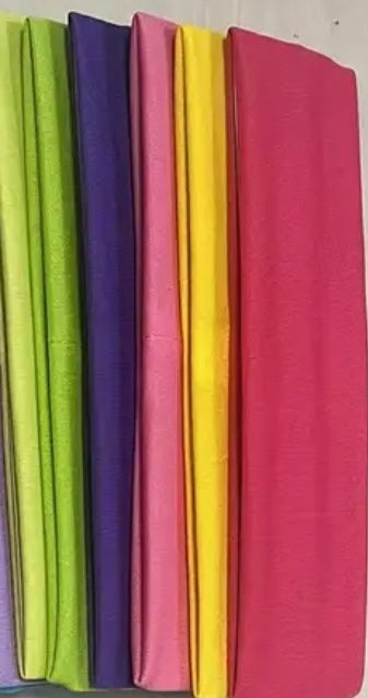 6 Pack Elastic Women Headbands