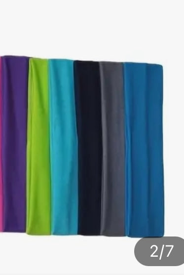 6Pack Elastic Headbands