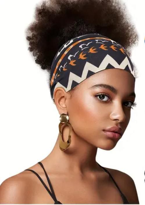 4 Pack African Headbands