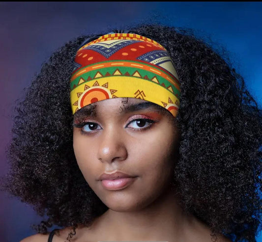 8 Pack African Headbands